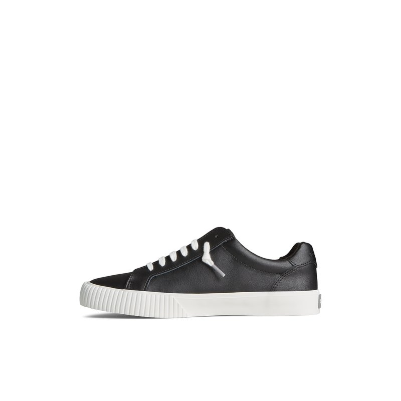 未使用級☆SPERRY TOP-SIDER レザーモカシン 撥水 ブラック Minnowfish_wm Black Women's Leather | Sperry US